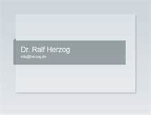 Tablet Screenshot of herzog.de